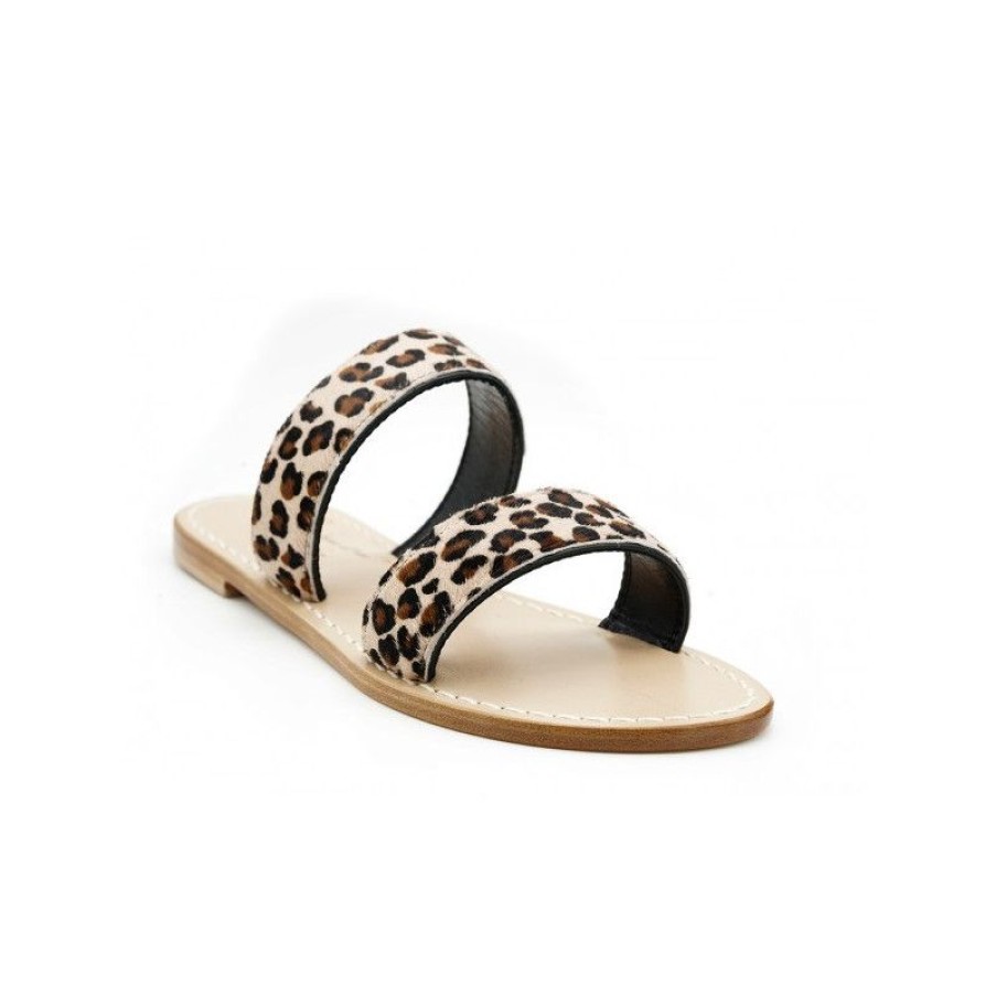 Collezione Donna Sandali Corcione | Sandali Due Fasce Animalier